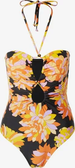 Seafolly Bustier Badeanzug 'Palm Springs'